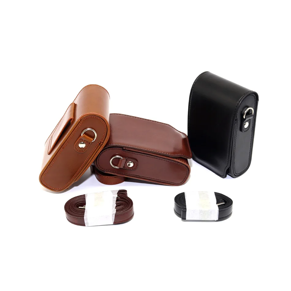 

PU Leather Camera Case For Sony DSC-RX100 RX100 RX100II RX100 II RX100M2 DSC-RX100II HX20 HX30 WX500 Hard Case Shoulder Bag