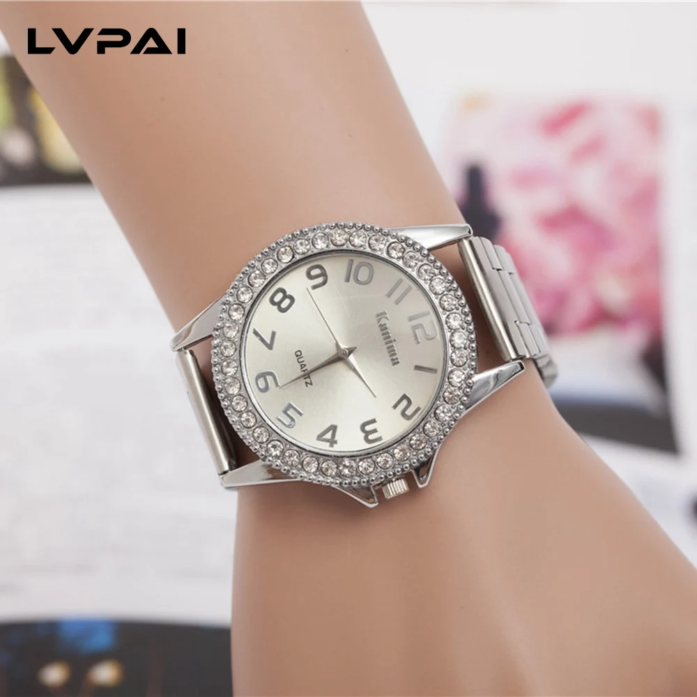 LVPAI 2019 Горячая Мода Новый высокое качество роскошные золотые часы браслет для женщин женские наручные часы со стразами s Relogio Masculino