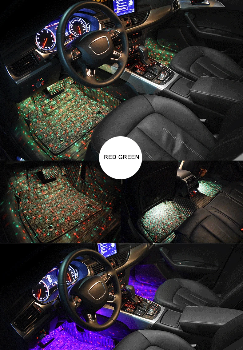 car led foot atmophere lights interior lamps (15)