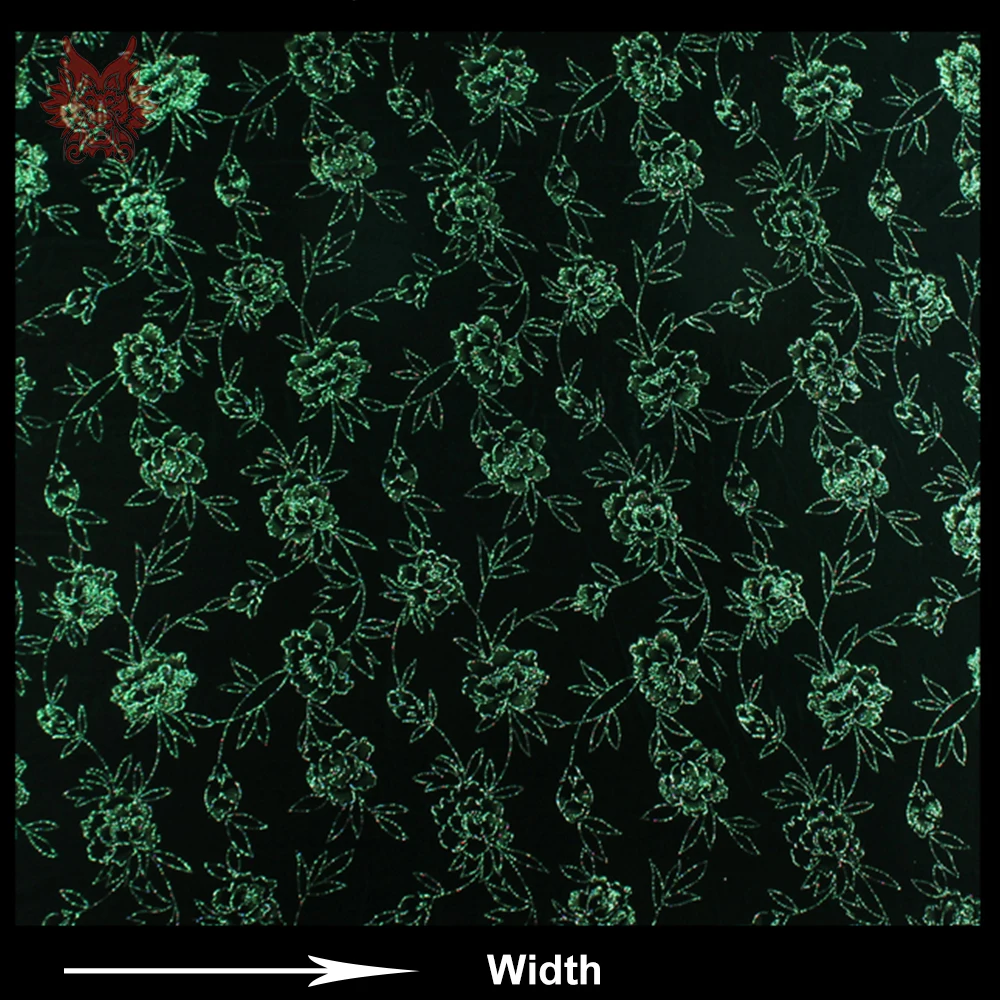 Чистый шелк нижняя часть с бархатной тканью для платья Роскошные Цветочные бронзовые темно-зеленые бархатные шелковые ткани tissu tecidos SP4475