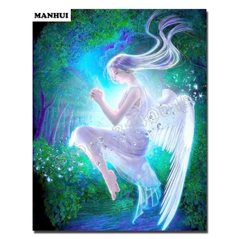 

DIY 5D Diamond Mosaic Diamond Painting Forest fairy Cross Stitch Diamonds Embroidery Square Drill Home Decoration MH063