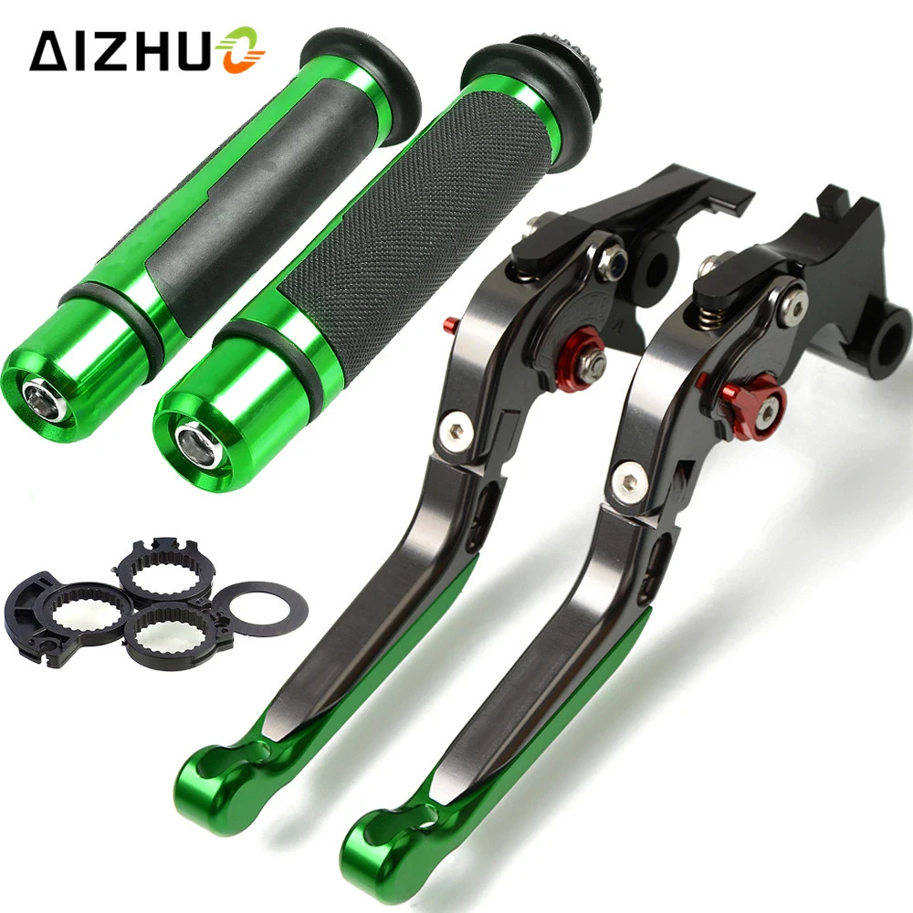 Motorcycle Brake Clutch Lever Extendable Adjustable Hand Grip Handlebar