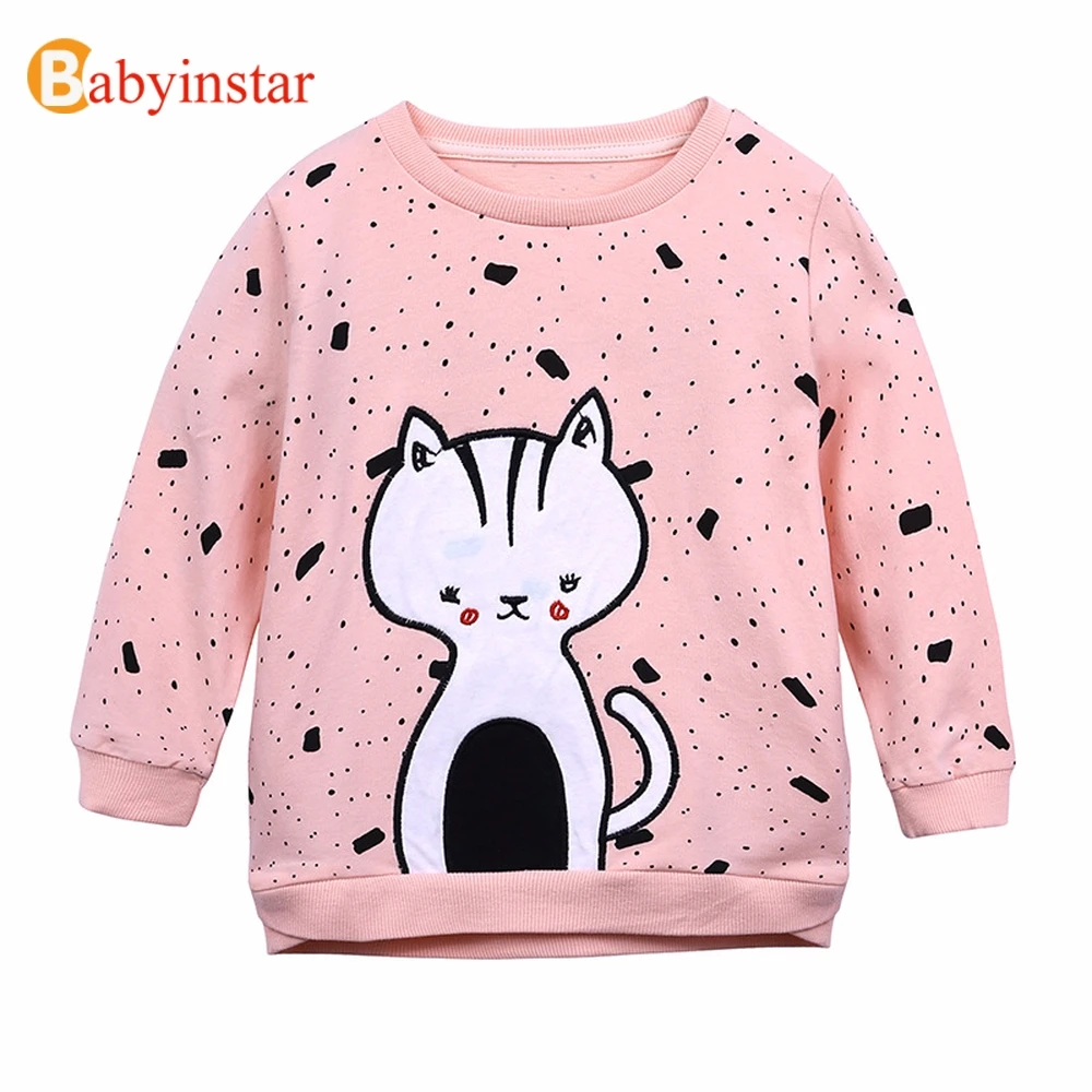 Babyinstar Kids Sweatshirt Clothes Long Sleeve Hoodies Baby Girls Thick