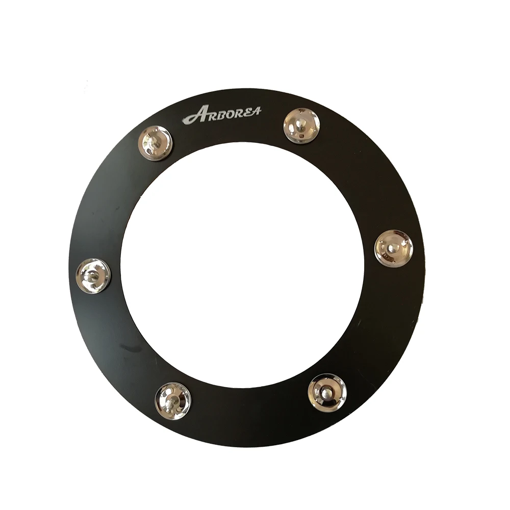 Arborea Blacked 1" snare cymbal С jingles