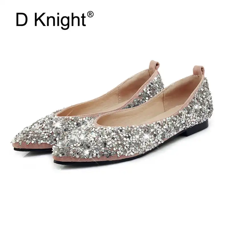 bling flats for wedding