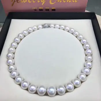 Women Gift word 925 Sterling silver real Genuine 12-13mm natural freshwater pearl necklace chain clavicle send mom 925 silver cl
Women Gift word 925 Sterling silver real Genuine 12-13mm natural freshwater pearl necklace chain clavicle send mom 925 silver cl
