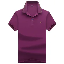 Высокое качество, топы и футболки, мужские рубашки поло, деловые мужские бренды рубашек-поло, 3D вышивка, отложной воротник, Мужская рубашка поло 9003