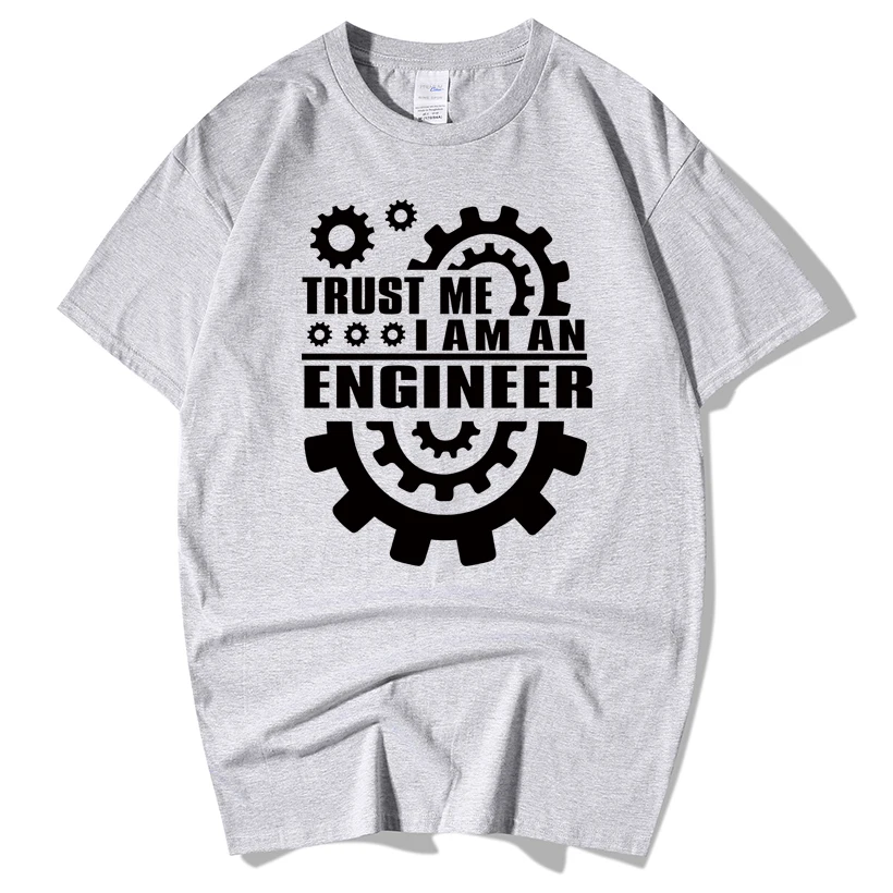 Summer 2019 Cotton Men T-shirts TRUST ME I AM AN ENGINEER T Shirts O-Neck tops Tees funny streetwear brand clothing camisetas