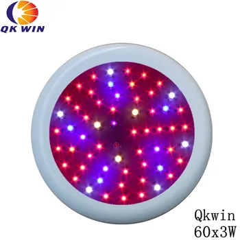 

New generation UFO Led grow light 180W built With 60pcs 3W leds for greenhouse lighting dropshipping