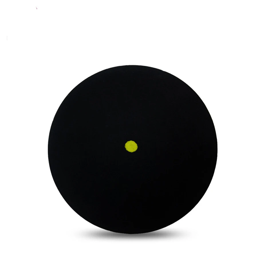 Натуральный каучук с желтыми точками сквош мяч желтая точка Сквош бола ракетки оборудование для спортивных тренировок Одиночная желтая точка шарики-амортизаторы