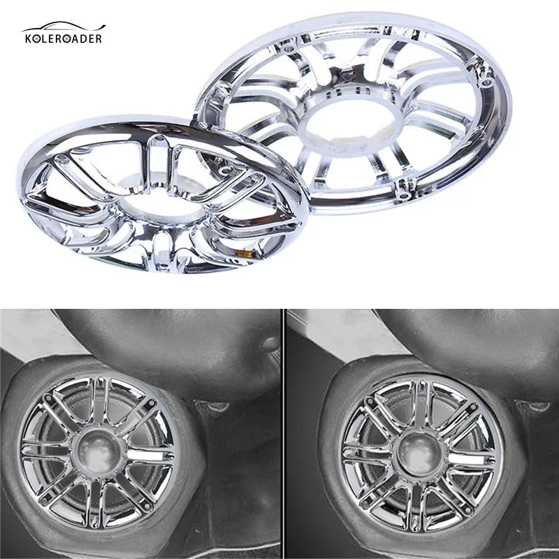KOLEROADER Front Audio Speaker Trim Grill Cover For Harley Davidson