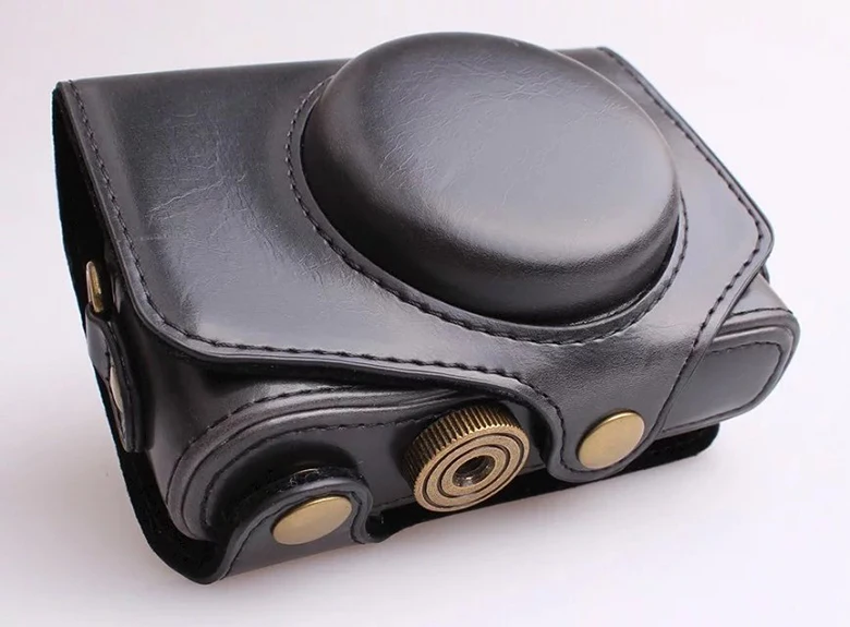 Чехол-сумка для камеры из искусственной кожи для Canon SX720 SX700 HS SX710 HS SX700HS SX710HS с плечевым ремнем Чехол для цифровой камеры