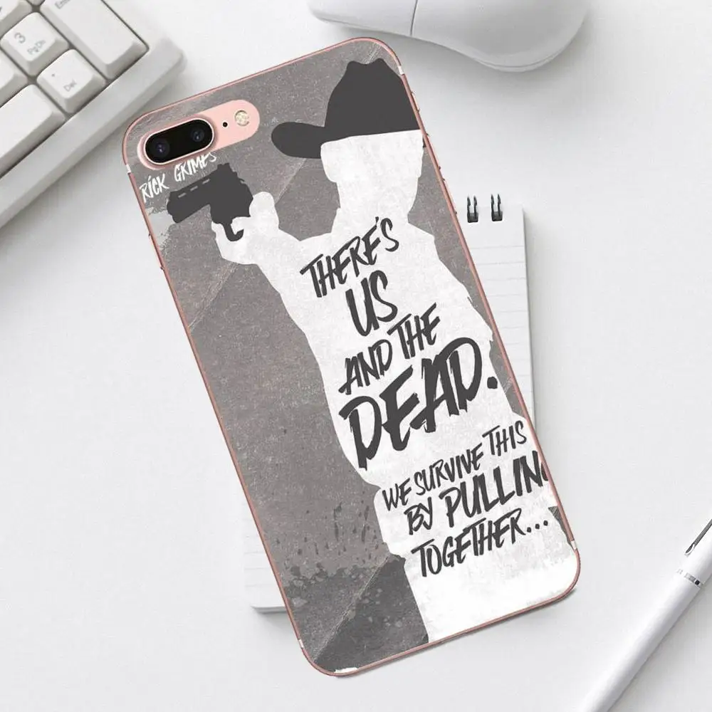 Qdowpz The Walking Dead Quotes Twd для iPhone 4 4S 5 5C SE 6 6S 7 8 Plus X XS Max XR Galaxy A3 A5 J1 J3 J5 J7 2017|Бамперы| |
