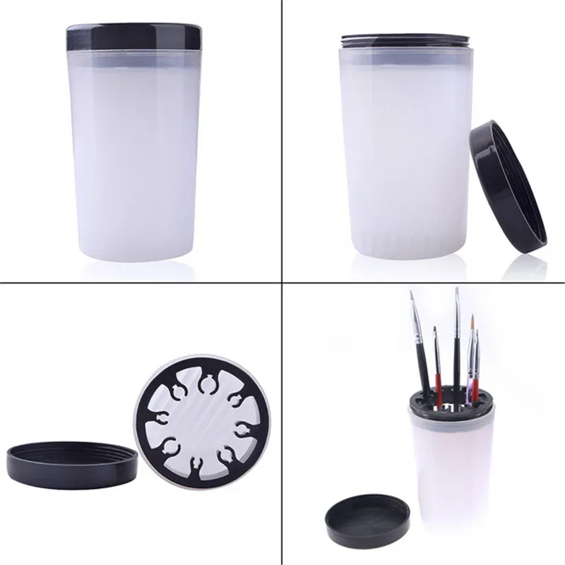 1 Piece Nail Art Tip Brush Holder Polish Remover Cup Immersion Brush