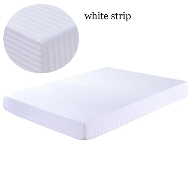 Buy 1pc 100 Cotton Fitted Sheet On Elastic Mattress
