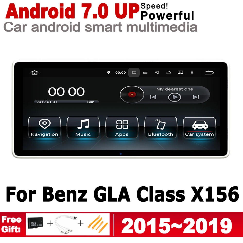 Android IPS car player for Mercedes Benz GLA Class X156 2015~2019 NTG original Style Autoradio gps navigation Map Bluetooth WiFi