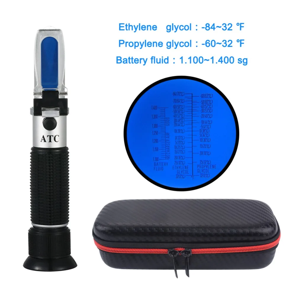 Optical Refractometer Antifreeze Battery Cleaning Fluids Refractometer