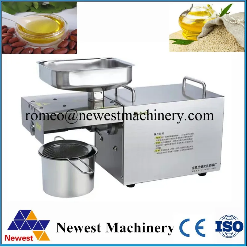 

Good quality oil extraction expeller presser/olive oil press machine stainless steel 110v/220v choose/hotsale oil press machine