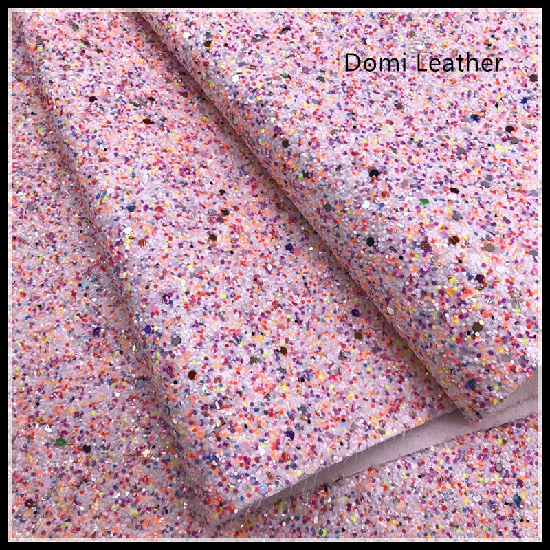 mixed colors chunky glitter fabric (4)
