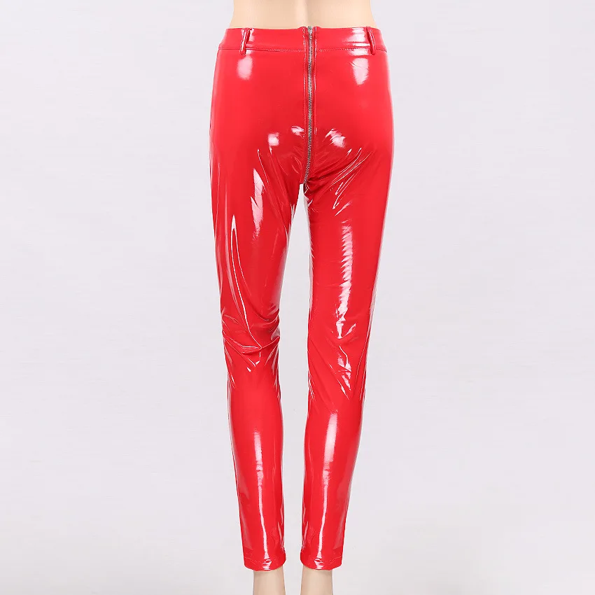 leggings com zíper traseiro empurrar para cima
