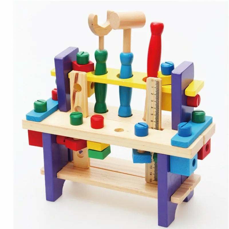 

Montessori Wooden Tooling Toys For Boys Children Pretend Play Kids Preschool Toys