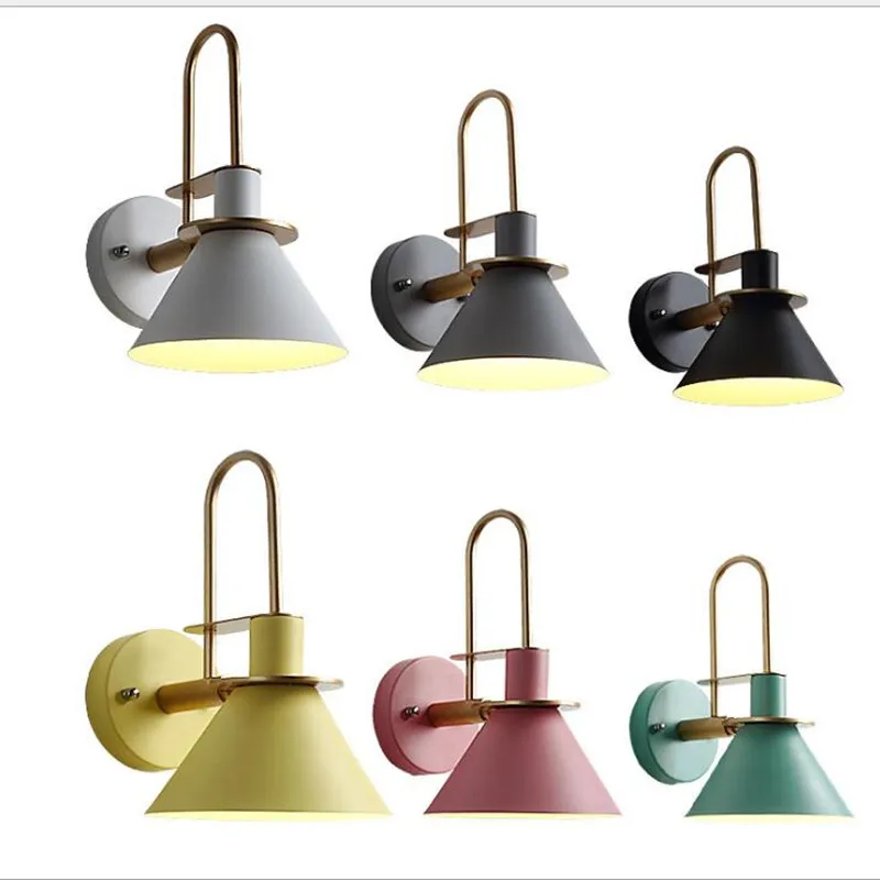  Nordic Loft Bedside Led Wall Lamp Creative Art Horn Design Coffee Shop Bathroom Decoration Wall Sco - 32914507761