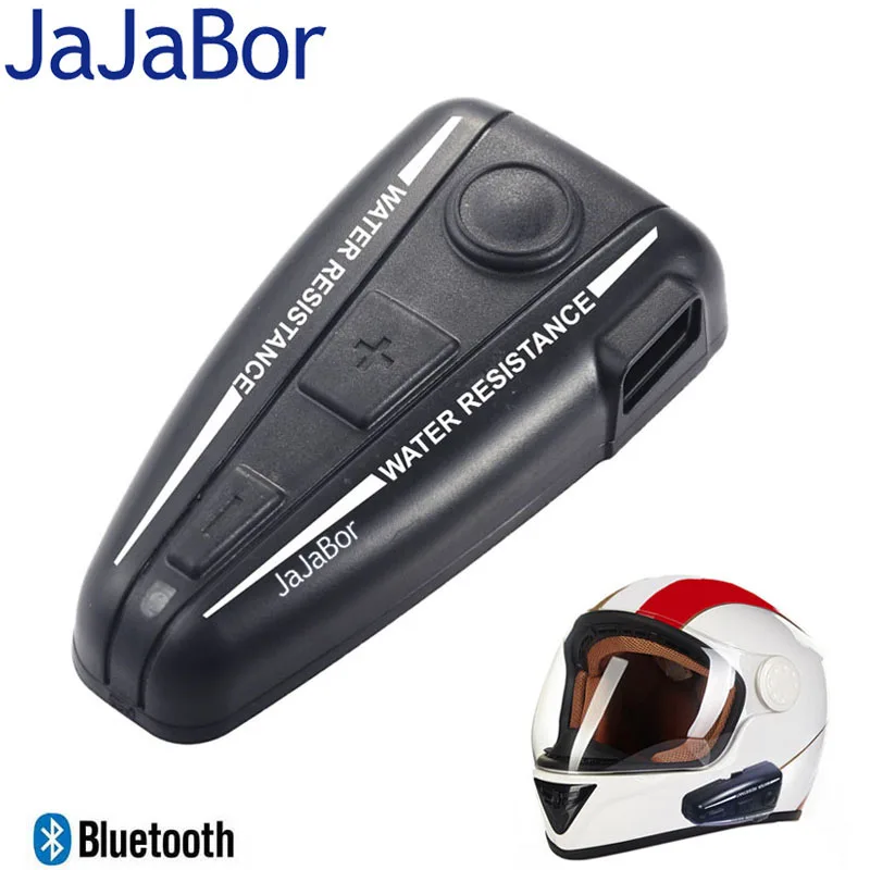 

JaJaBor Motorcycle Intercom 500m Bluetooth Motorbike Helmet Interphone FM Radio Bluetooth 3.0 A2DP Intercom For Phone GPS MP3