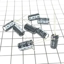 20 pcs 330 uF 330mf 16 V Radial condensador electrolítico 6 mm X 12 mm pengiriman gratis.