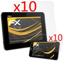 10x набор пленок+ 10x чистая ткань для Asus padfone S(телефон 5 дюймов+ планшет 9 дюймов) ЖК-прозрачная защитная пленка для экрана