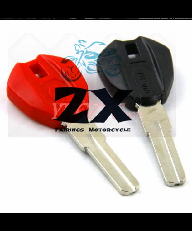 

For DUCATI 696 796 M1100 1199 1098 1299 959Motorcycle Blank Key Uncut Blade can put the chip in