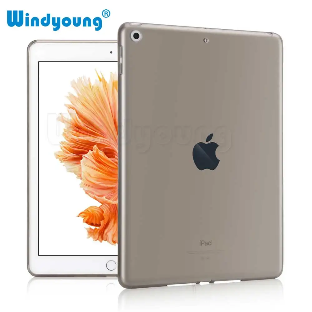 

For iPad 9.2018 Case Transparent Shockproof Shell Soft Clear TPU Slim Back Case Cover Protector for iPad 9.7 2017