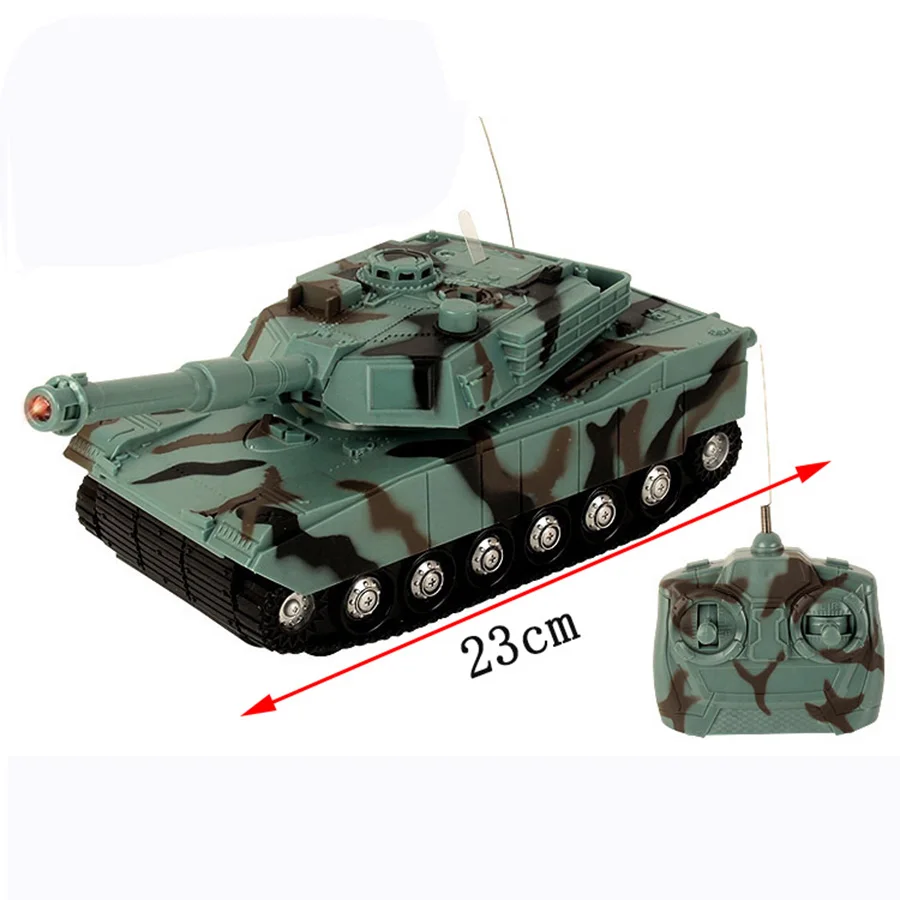 

Electric remote control tank model toy, colorful music flashlighting kids boy gift RC toys