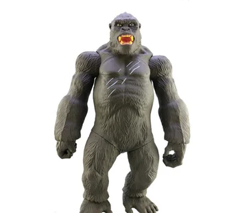 

[Funny] Large size 45CM Movie King Kong Skull Island Action Figure Toy Gorilla Collection Model Desk decorations kids gift toys