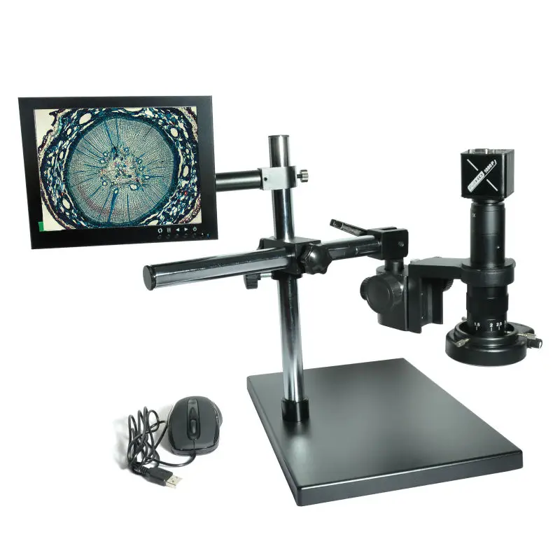 1080P VGA Full HD USB Industry Video Microscope Camera Kit+Universal