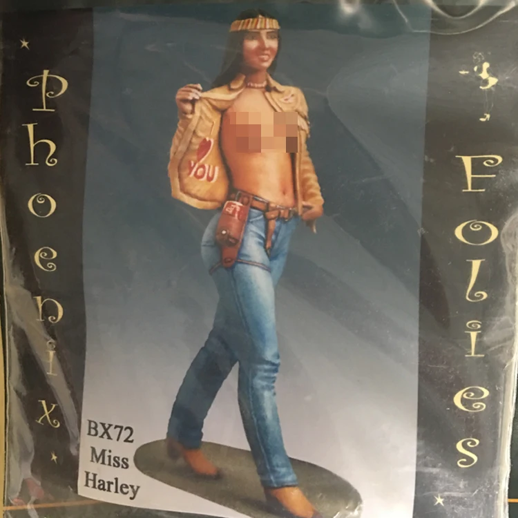 

1/22 Scale Unpainted Resin Figure Miss Harley collection figure