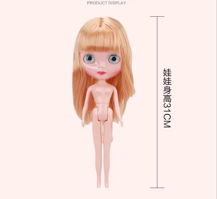 30 см BJD куклы для девочек модные мини Blyth цветные волосы Сделай Сам макияж