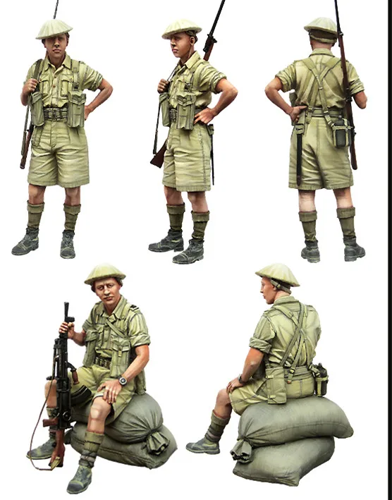 1/35 Resin Figure Model Kit Unassambled Unpainted 00E95