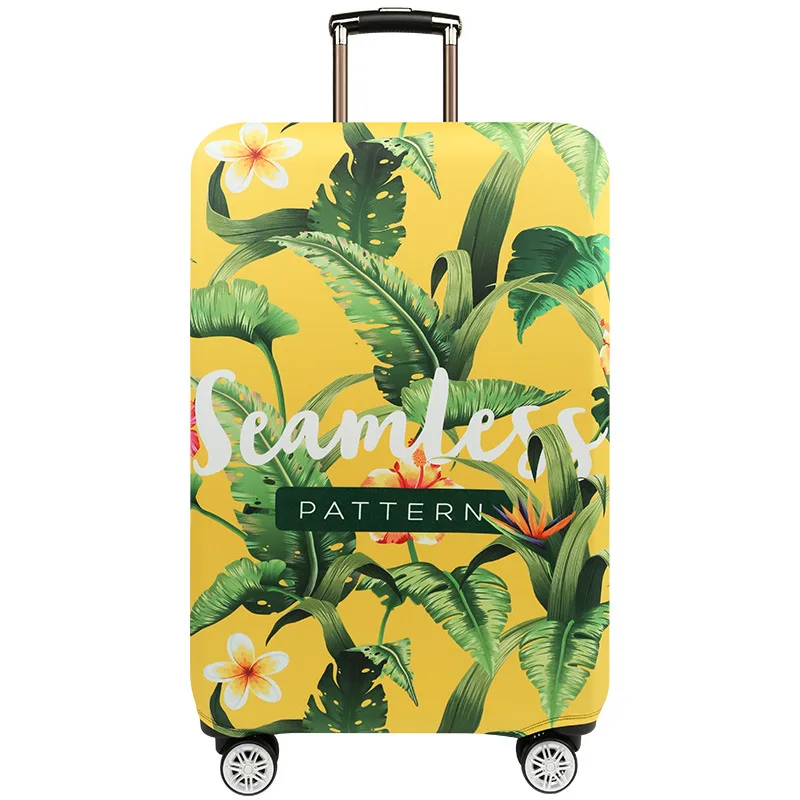 Эластичный Защитный чехол Camellia для багажа 19-32 дюймов, чехол на колесиках, защитный чехол для пыли, аксессуары для путешествий - Цвет: 18