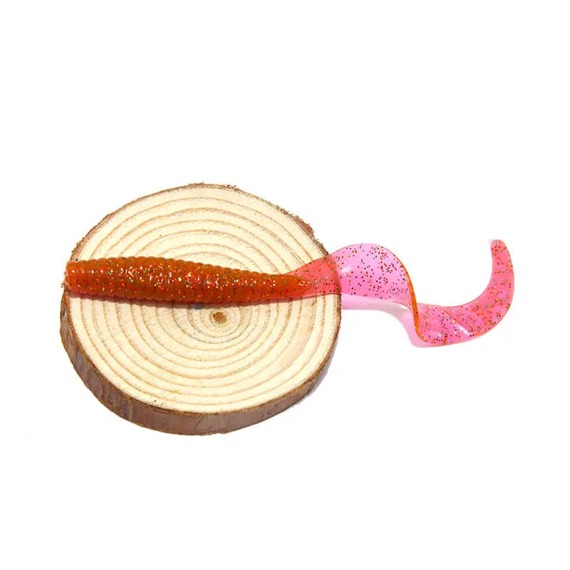 5 шт. воблер с джиг-головкой 8,5 см 4,2 г рыболовные приманки мягкие черви креветки силиконовые приманки приманка для рыбы океан рок рыболовные снасти - Цвет: C