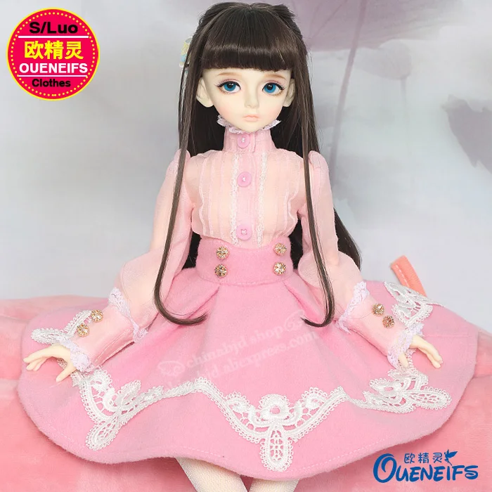 BJD SD кукольная одежда 1/4 элегантное платье рубашка плиссированная принцесса стиль YF4-172 куклы аксессуары