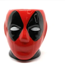 Deadpool керамическая чашка Marvel Comics офисный прихотливый подарок 3 D кофейная чашка реквизит для праздника и вечеринки