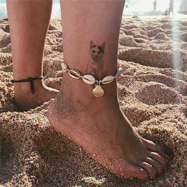 Vintage Boho Multi Layer Beads Anklets For Women Fashion Sun Pendent Anklet Handmade Chain Foot Party Jewelry Leg Bracelet