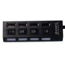 Advanced 2017 Computer font b Accessories b font New USB 2 0 4 Port Power On