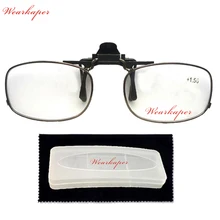 WEARKAPER, портативные мужские и женские очки для чтения на клипсах, очки для дальнозоркости, гибкие очки для чтения без оправы, мужские диоптрийные очки