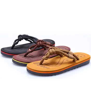 

2019 Man Slippers Summer Flip Flops Beach Slippers EVA Soft Flat Men's Casual Shoes Flats Sandals Men Shoes Zapatos 2018