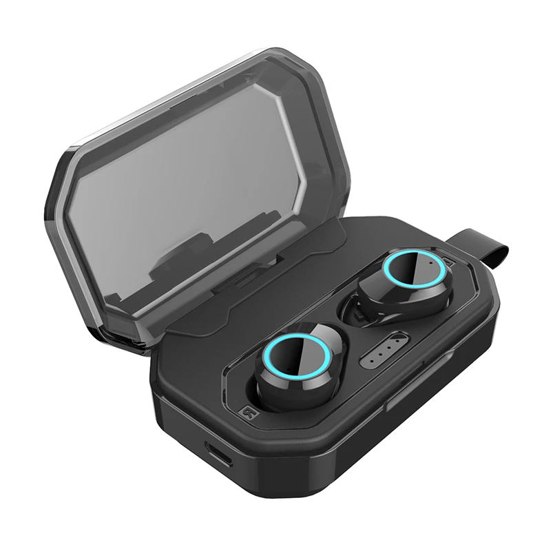 G02 TWS Bluetooth 5,0 наушники стерео беспроводные наушники IPX7 водонепроницаемые наушники с микрофоном 3300 мАч Внешний аккумулятор светодиодный дисплей питания - Цвет: X6