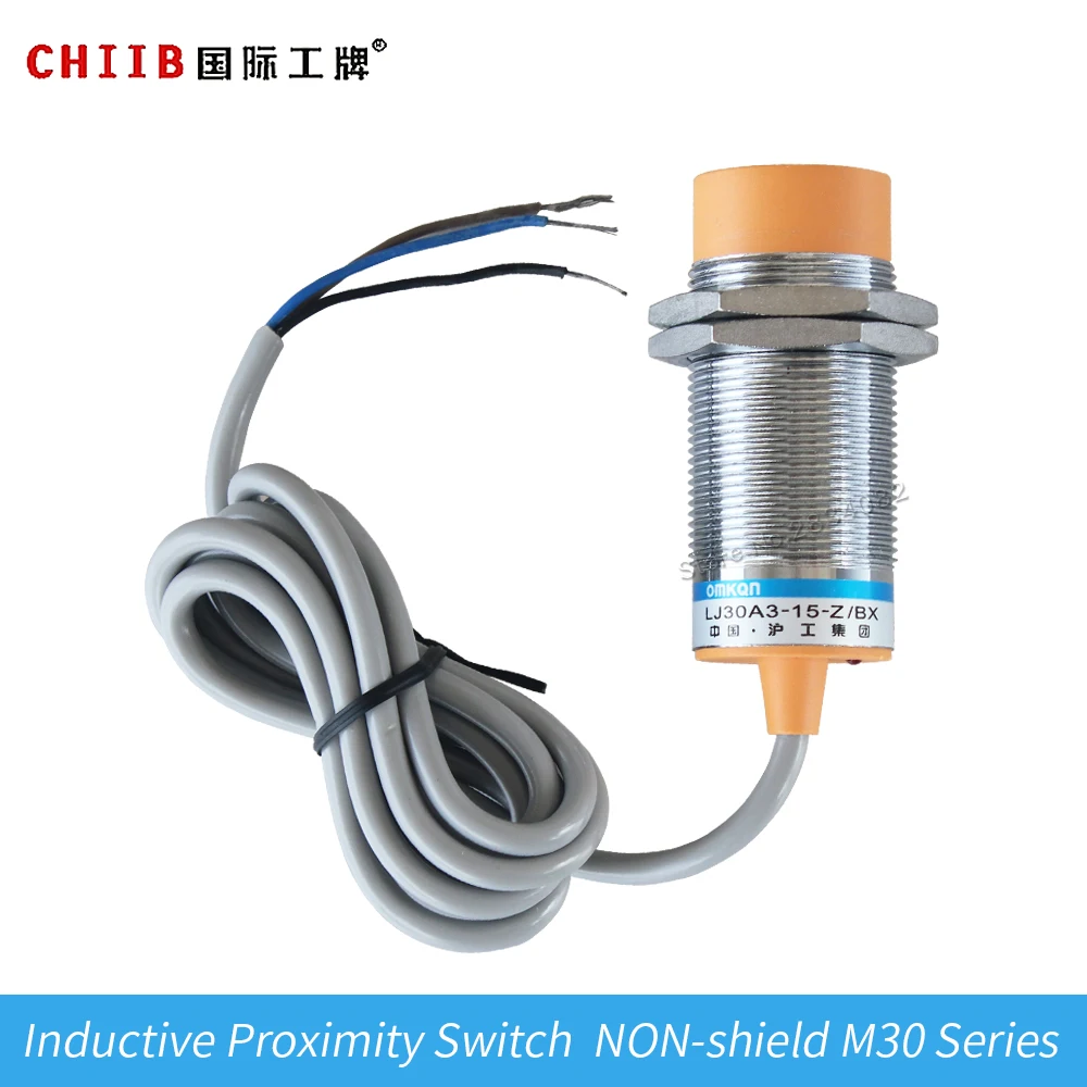 M30 AC220V DC24V 3 провода 2 NC без индуктивный датчик приближения переключатель 15 мм