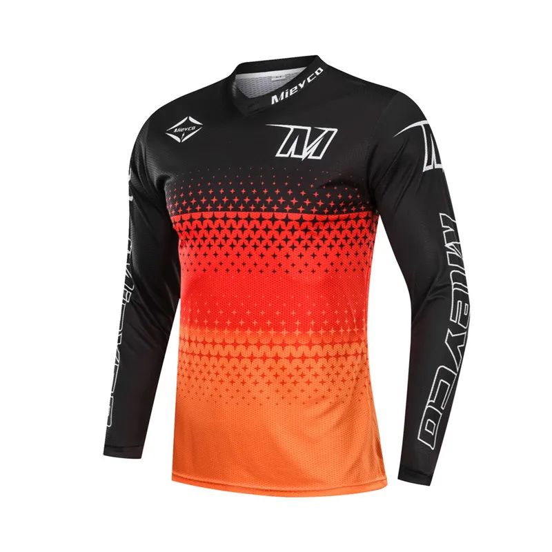 Джерси с длинным рукавом для езды по бездорожью DH MX AM FR одежда MTB майки на
