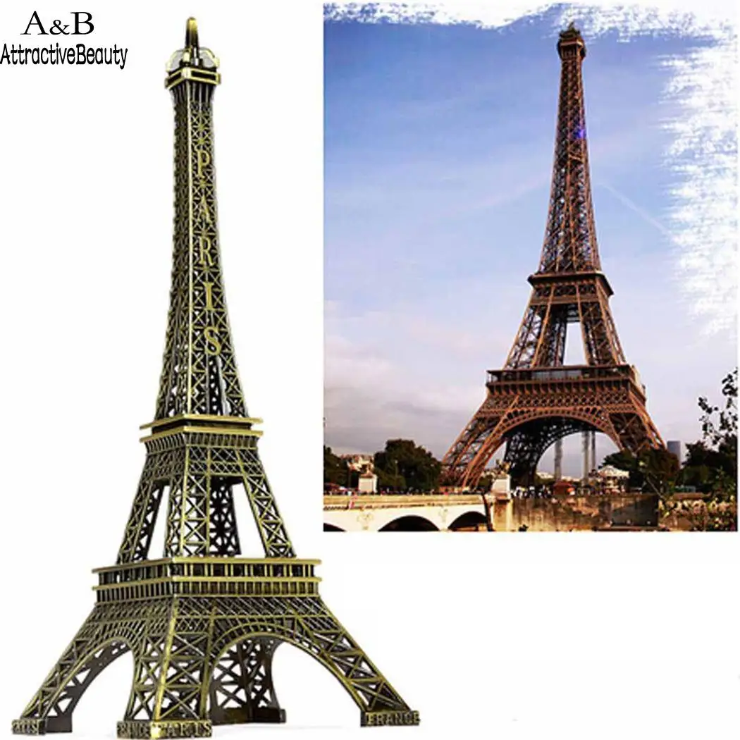 

The Eiffel Tower Metal Retro Style Decorative Living Room, Bar, Office, Cafe Home Gold Decoration Ornaments