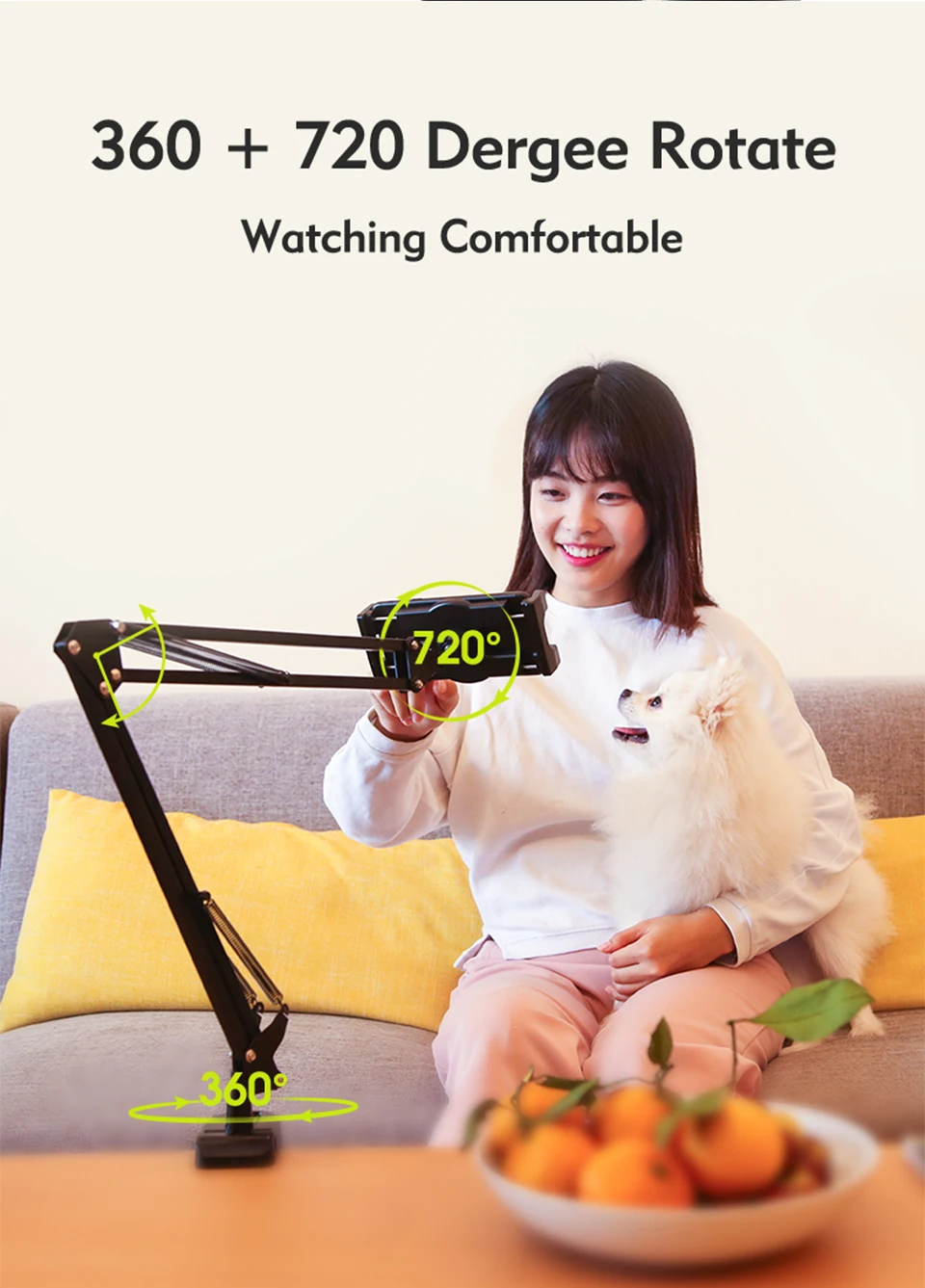 Lazy Neck Arm Holder Phone For iPhone X 7 8 6 Houder Hout Support For Samsung Tablet Phone Holder Suporte Celular Para Carro (7)